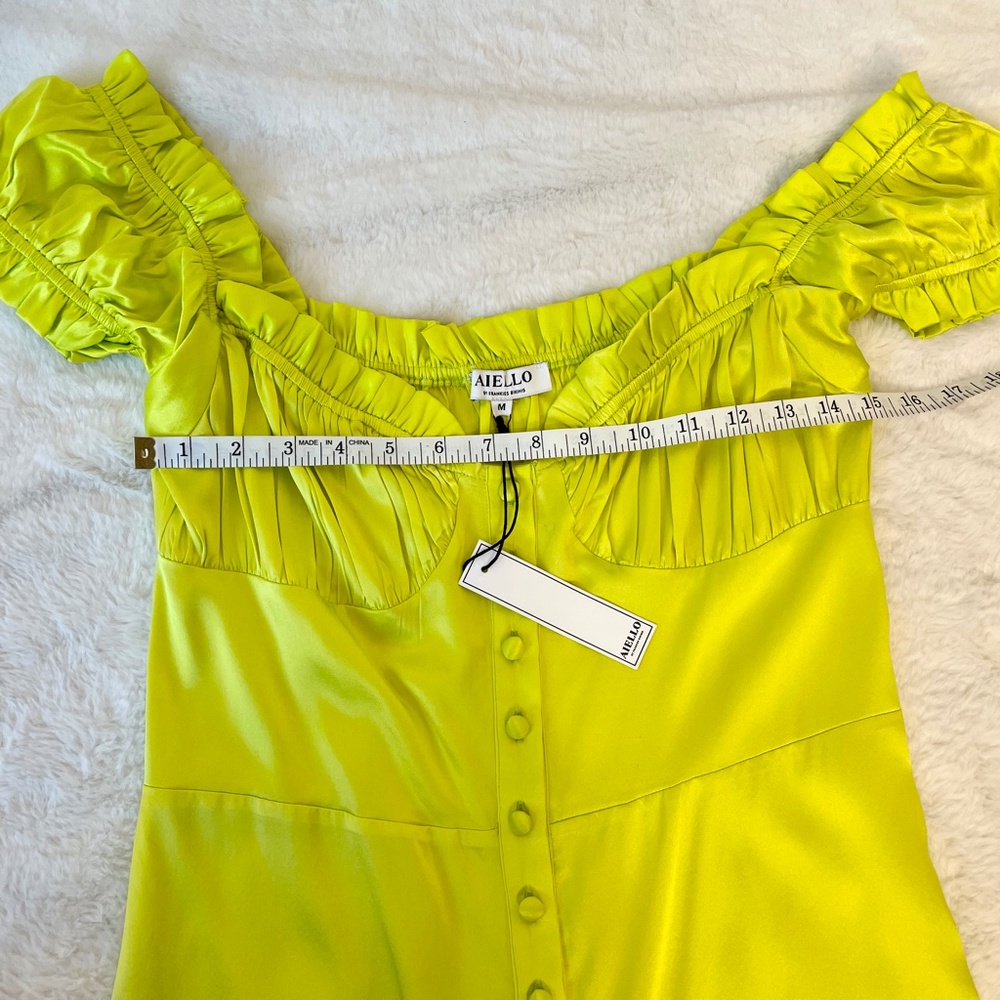 Frankie's Bikinis Neon Lime Mini Dress - Picture 9 of 11
